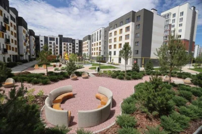1-room apartment 37.4 sq m | 6th floor | Gas |