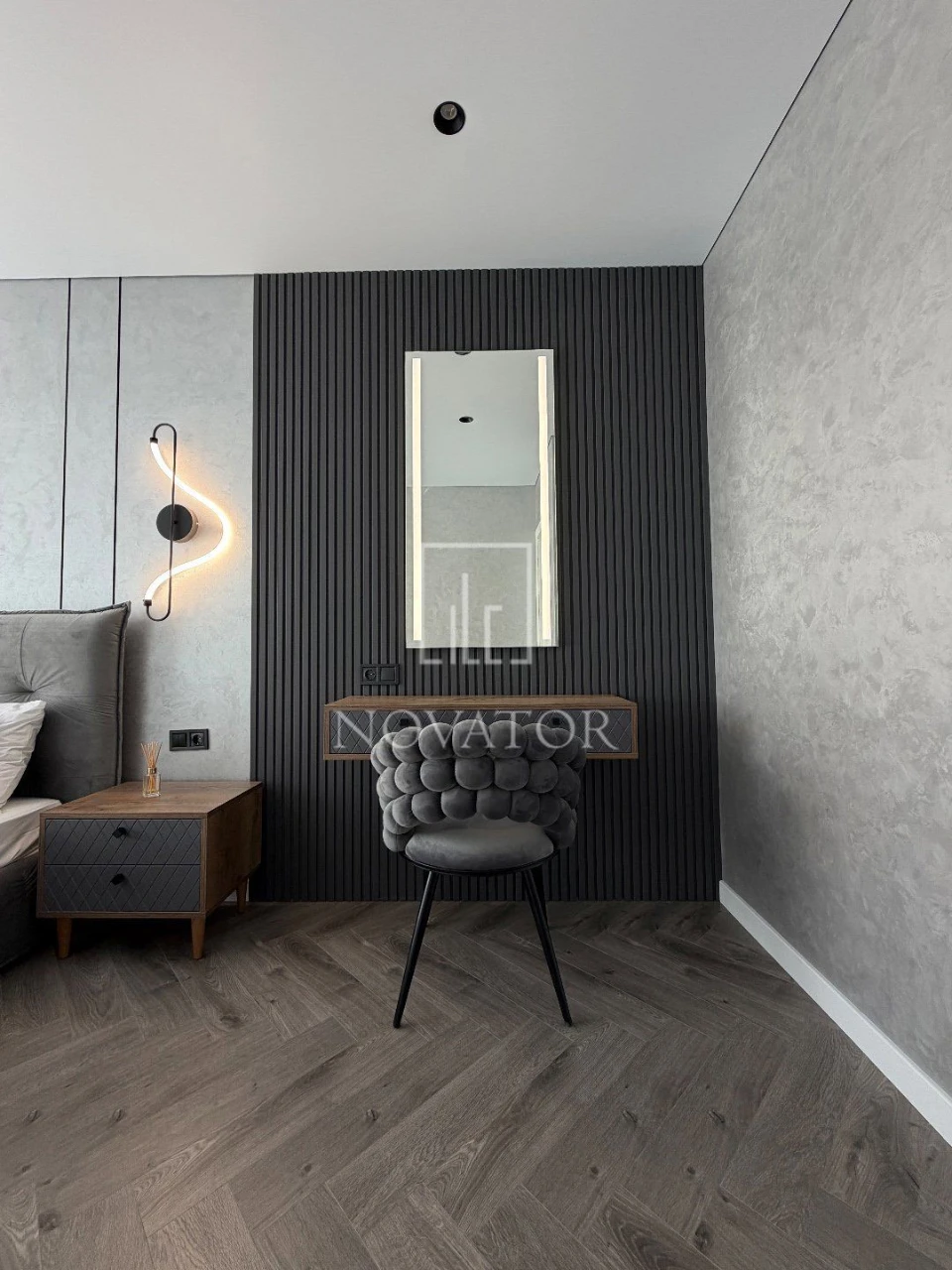 1-room apartment with renovation and wardrobe in Irpin | 43 m²