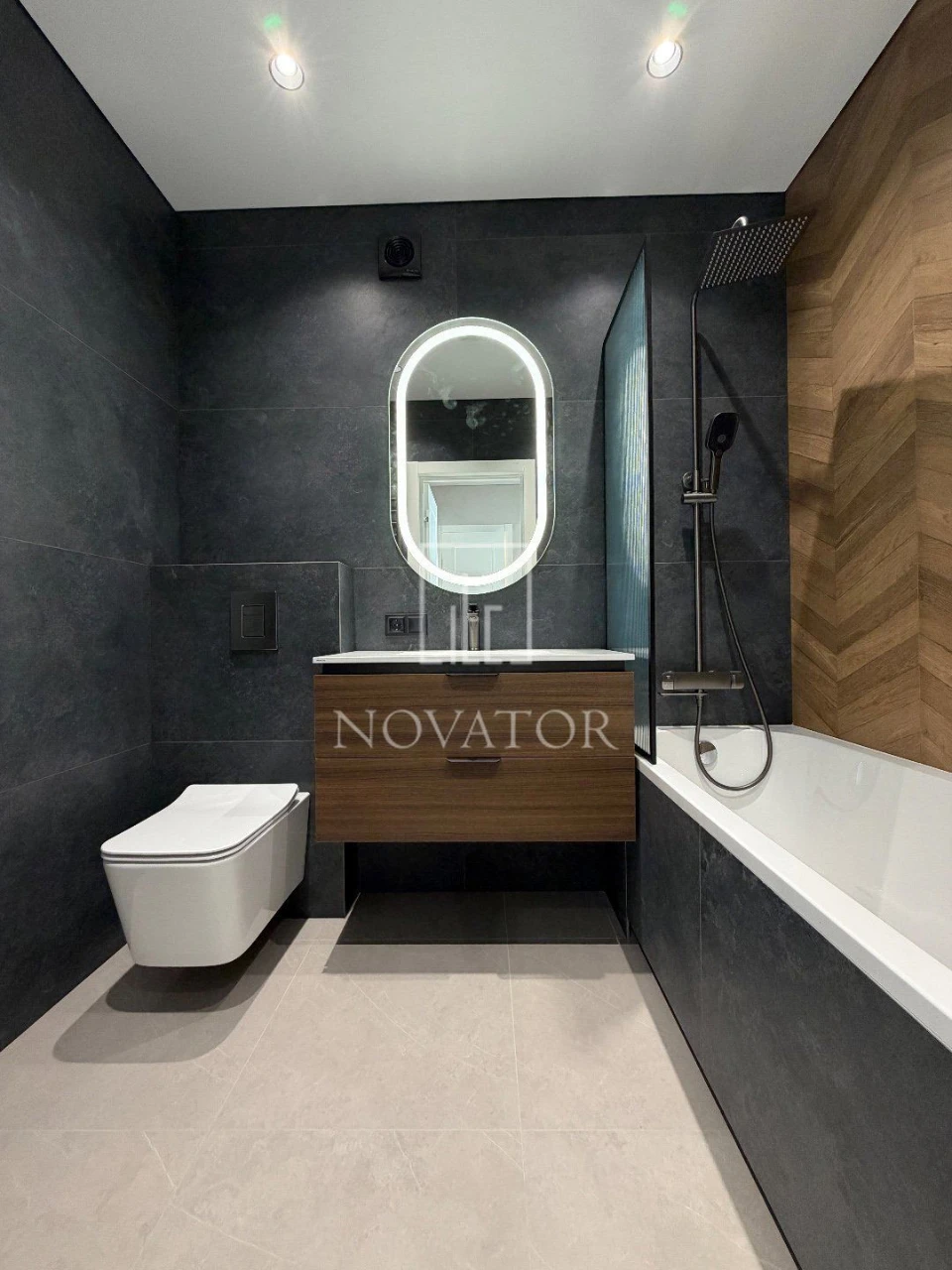 1-room apartment with renovation and wardrobe in Irpin | 43 m²