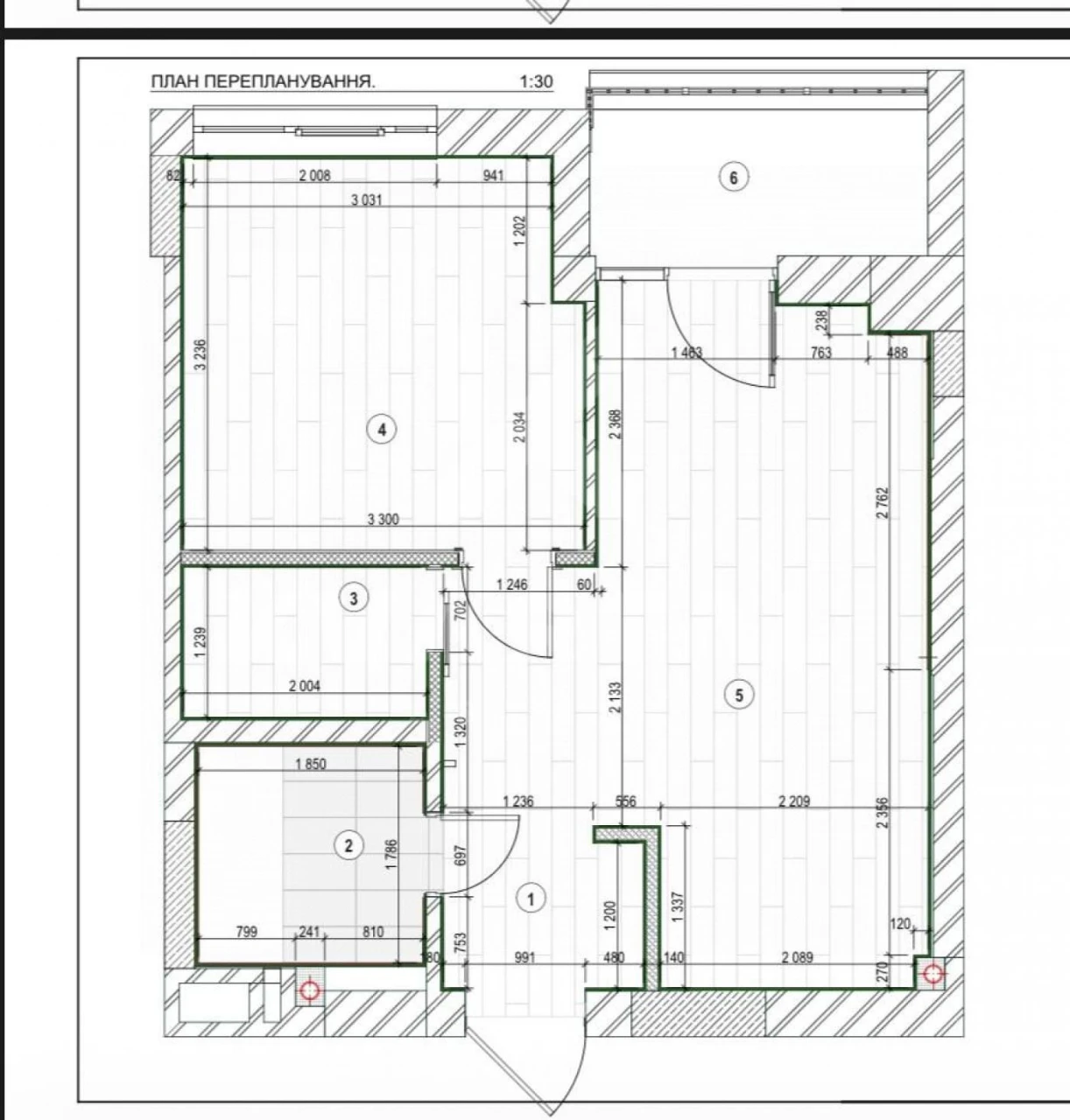 Apartment with unfinished renovation in Irpin. Excellent offer