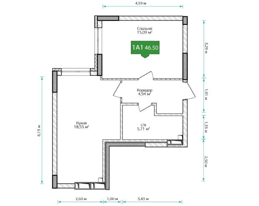 Apartment for sale - Ready house near Central