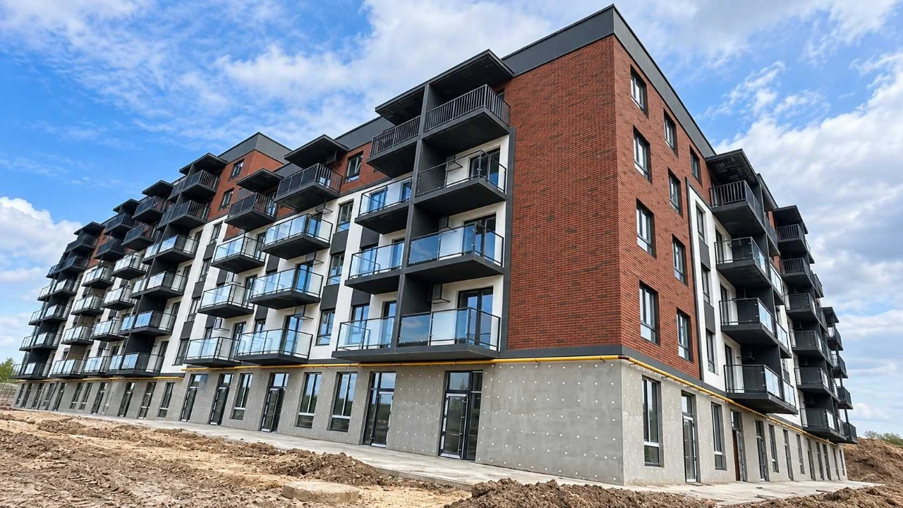 1к квартира 36,51 м² с газовым отоплением и балконом, Ирпень