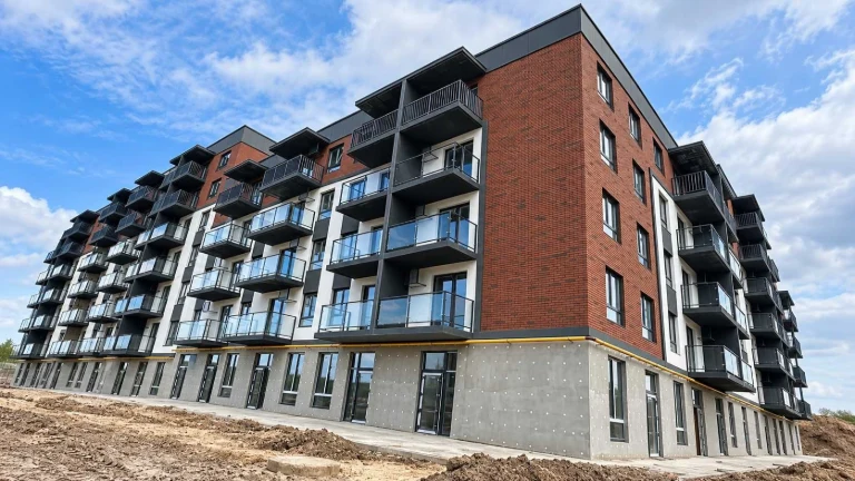 1к квартира 36,51 м² с газовым отоплением и балконом, Ирпень