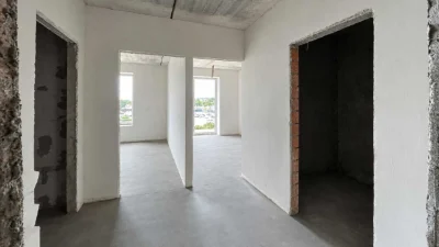 1к квартира 36,51 м² с газовым отоплением и балконом, Ирпень