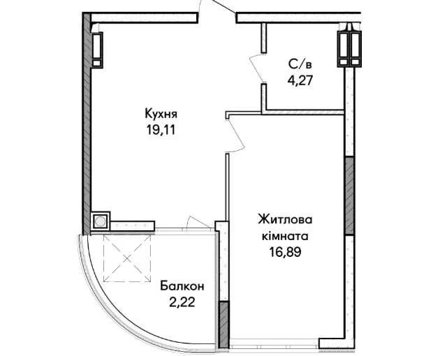 Продам квартиру з розбивкою оплати, по 22 тис Новобудова рай