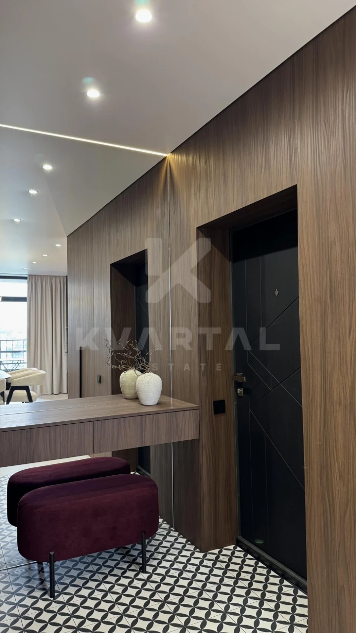 3-room apartment for sale 90 sq m with designer renovation | Kitchen-living room 28