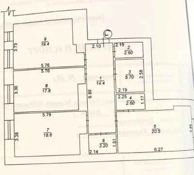 3к квартира 105м²| центр міста, через дорогу парк|сертифікат