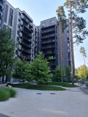 Apartment in the Jutlandia Residence complex with gas, 3 rooms, renovated. 2% closing fee