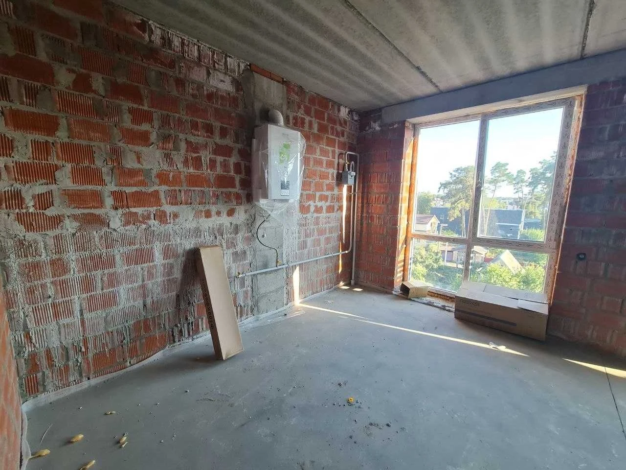 One-bedroom apartment! Gas, 40 sq.m., kitchen-living room, ready documents,