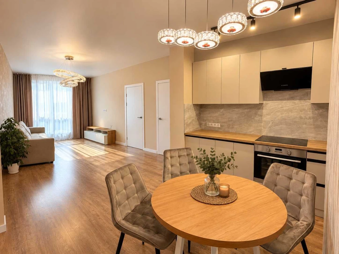 Euro 3 bedroom apartment with new renovation in Irpin | Minimum price