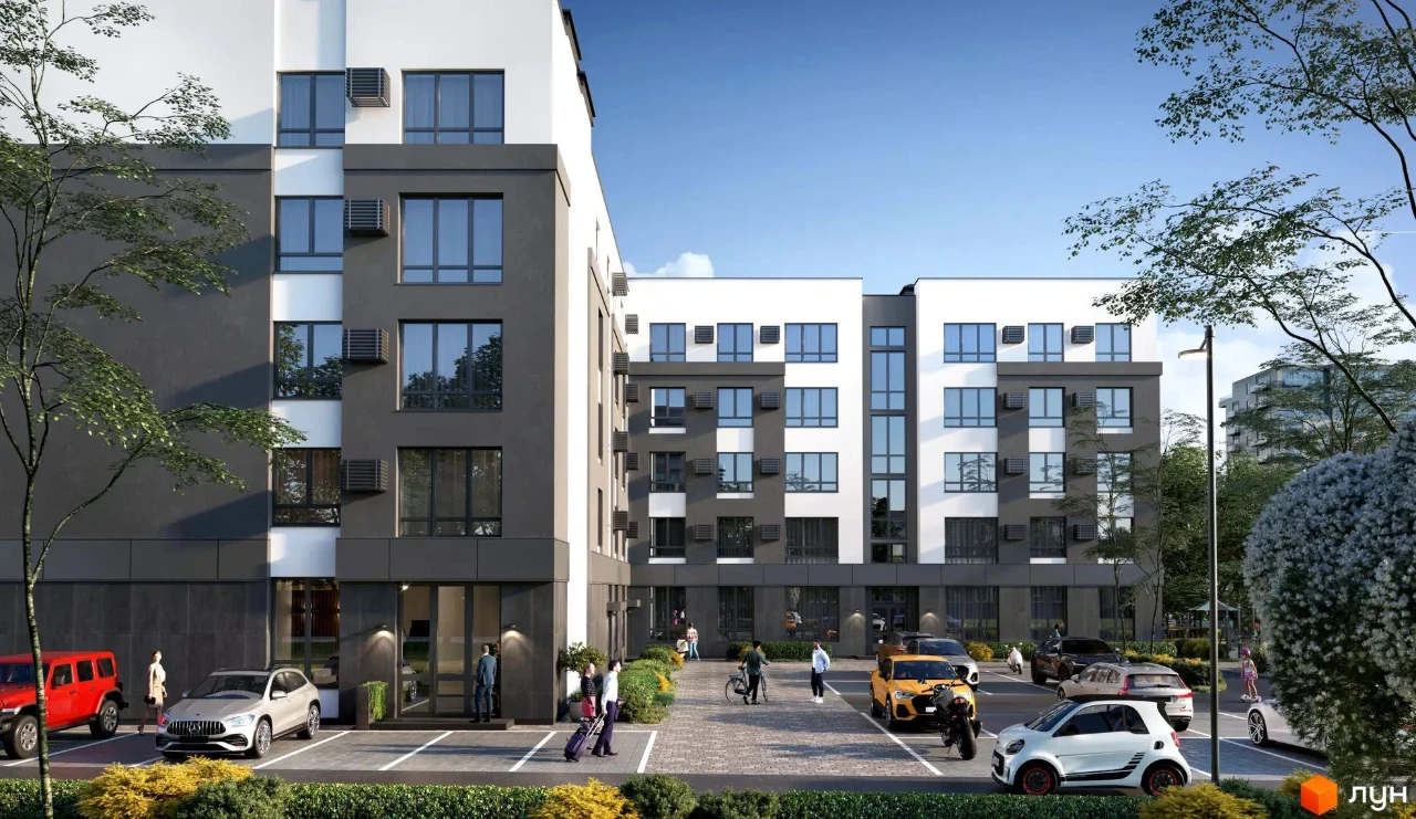 No commission | Residence "10AVENUE" | 1-bedroom | 39.59 m² | 5th floor