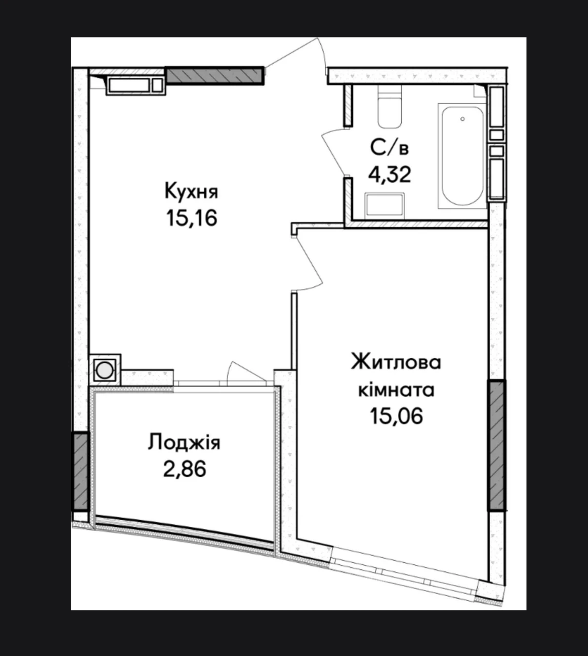 Самая выгодная однокомнатная квартира в ЖК "Синергия Сіті", 1% от застройщика