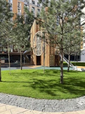 1-bedroom apartment 46.1 sq m in a new building. Favoryt Premium residential complex.