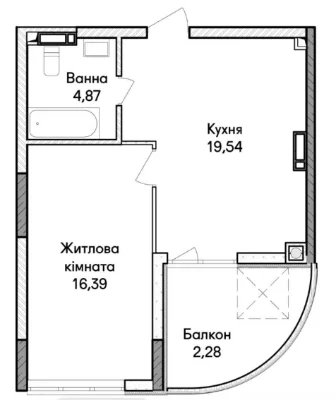1-bedroom apartment in "Synergy City" - Available for Installment