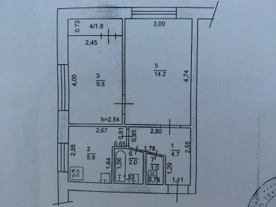 One-bedroom apartment for renovation! Irpin, Shors Street. High
