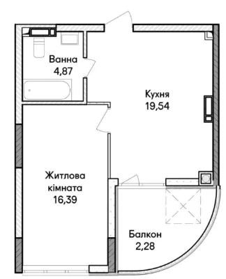 New construction, shelter in the building and the possibility of purchase