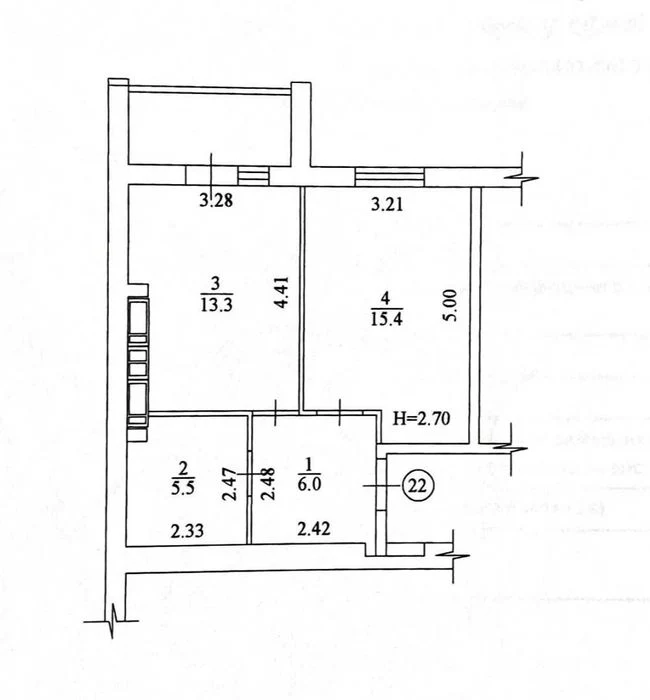 I am selling MY 1-room apartment in the Ptashka residential complex, 42.2 m2.