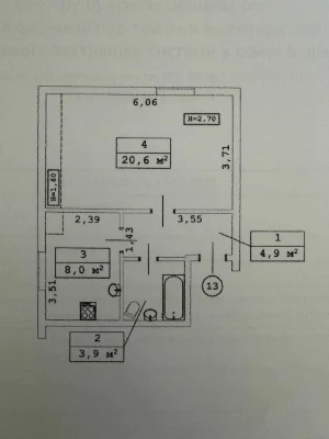 One-bedroom apartment with renovation for $48,000. Irpin. вул. Полтав.