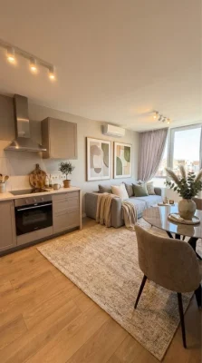 Apartment in Central Residence, 2-room, 43 sq.m. with excellent renovation
