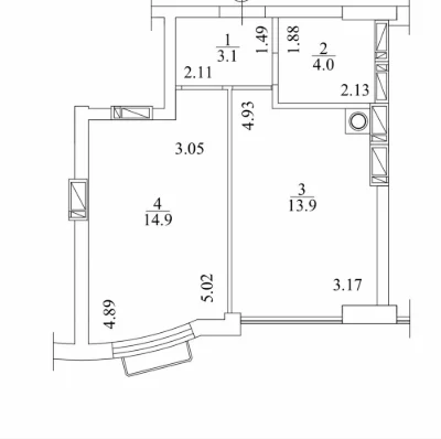 For Sale: 1-bedroom apartment 36 m² on Sobornaya Street | Center of Ir