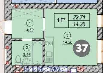 Most Affordable Studio Apartment in ЖК Молодість with Partial Renovation