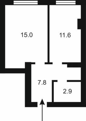 Продаж 1к квартири з Індивідуальним газовим опаленням/ Найкр