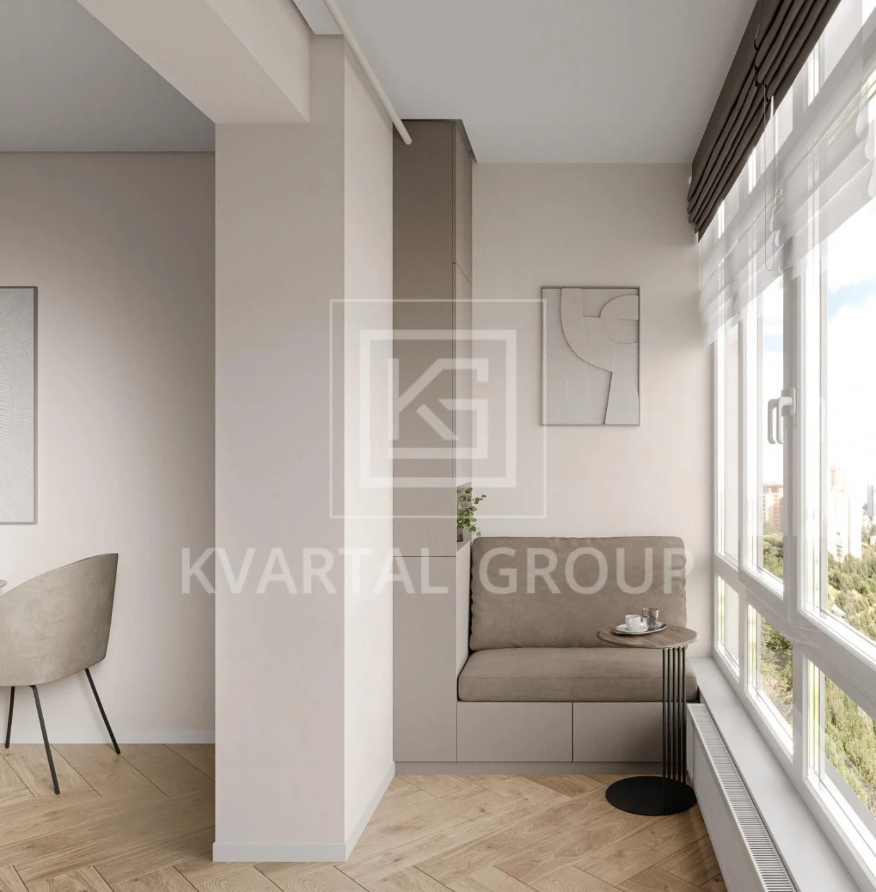 1-bedroom apartment for sale near the park in Irpin