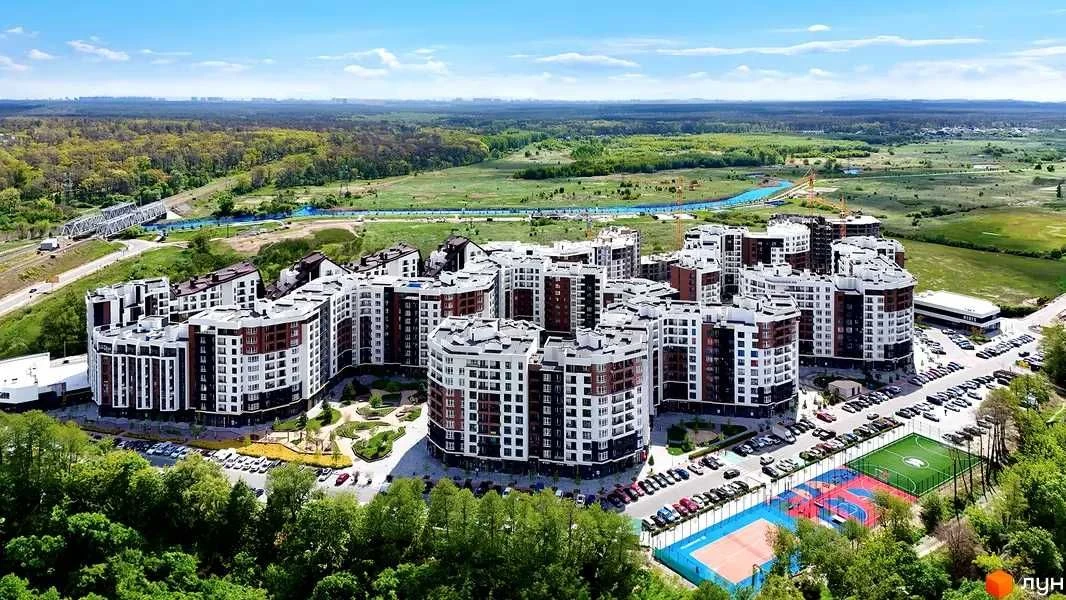 Synergy City Residence. One-bedroom apartment. Waterfront. Gas.