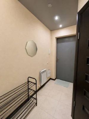 For sale a two-level 3-room apartment with gas heating.