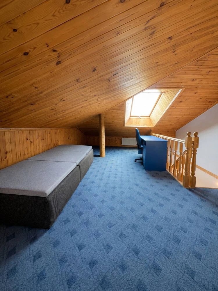 For sale a two-level 3-room apartment with gas heating.