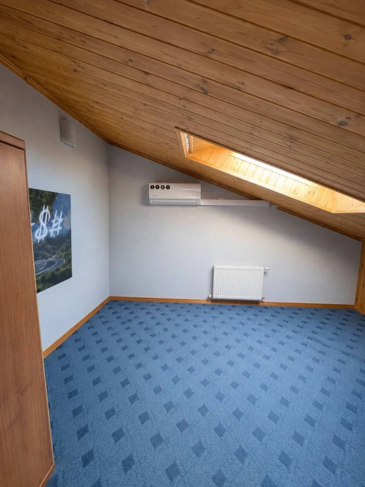 For sale a two-level 3-room apartment with gas heating.