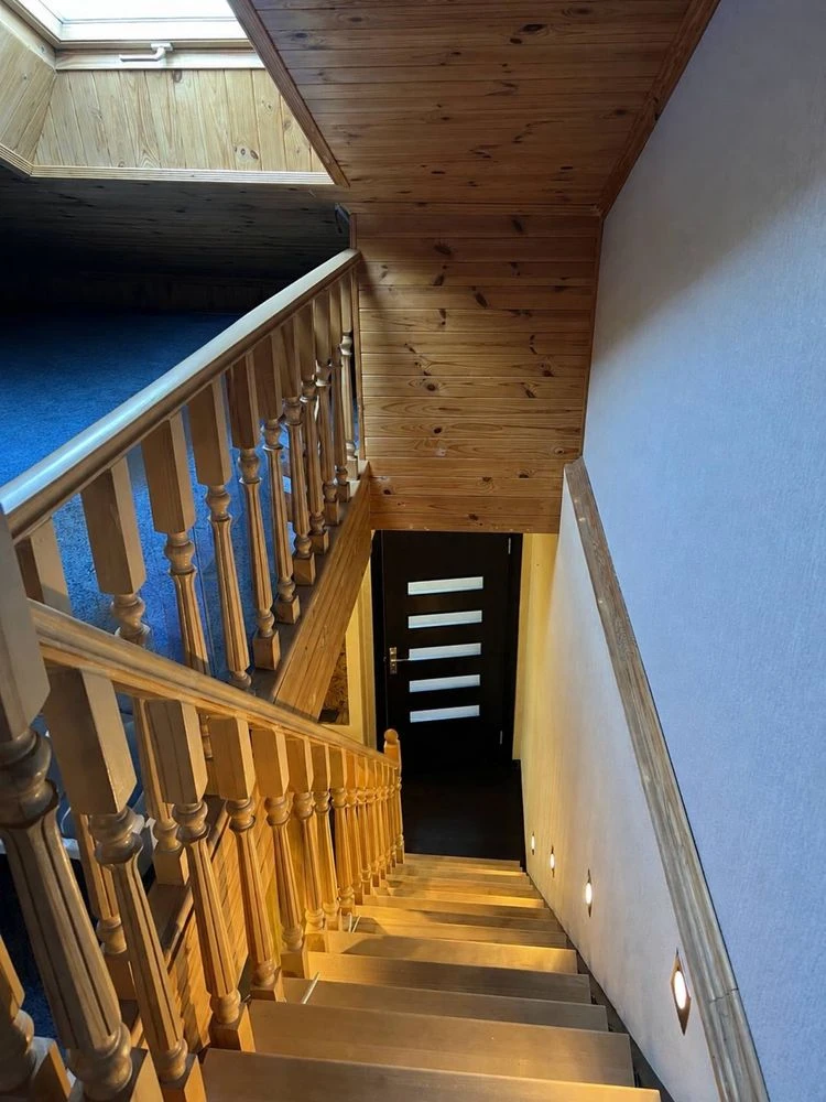 For sale a two-level 3-room apartment with gas heating.