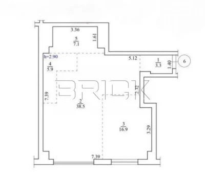 Продаж 2-к квартири  71.7 м2 ЖК  Бульвар Фонтанів, вул.Сапер