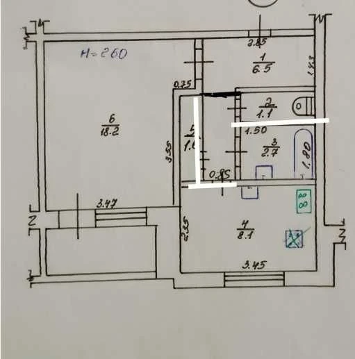 For sale 1-room apartment Odessa, Groznenskaya st. 38 (Bolgradsk)