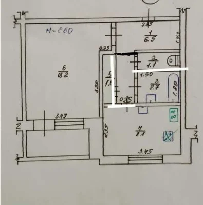 For sale 1-room apartment Odessa, Groznenskaya st. 38 (Bolgradsk)