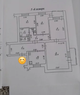 Taxes 2% 4 room apartment at a very favorable price!! School, kindergarten