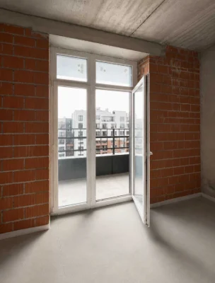 Large two-level 2-bedroom apartment, 2%, gas, electricity is installed!