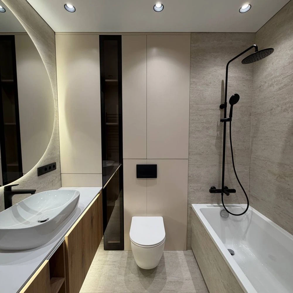 1-bedroom apartment with modern renovation in "Central 2" residential complex