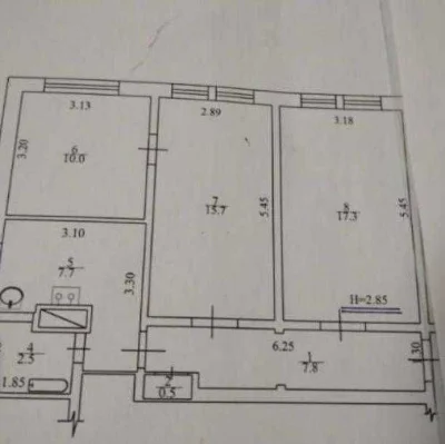 Selling a 3-room apartment in Vostochny