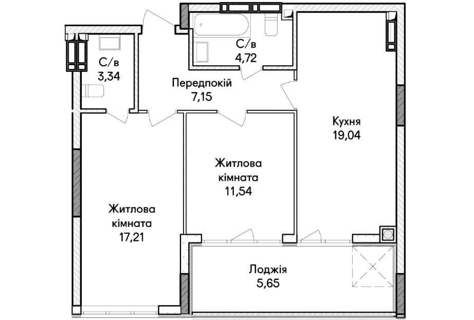 Sale of apartment on Kobylyans'ka Street. House with a courtyard. School/site