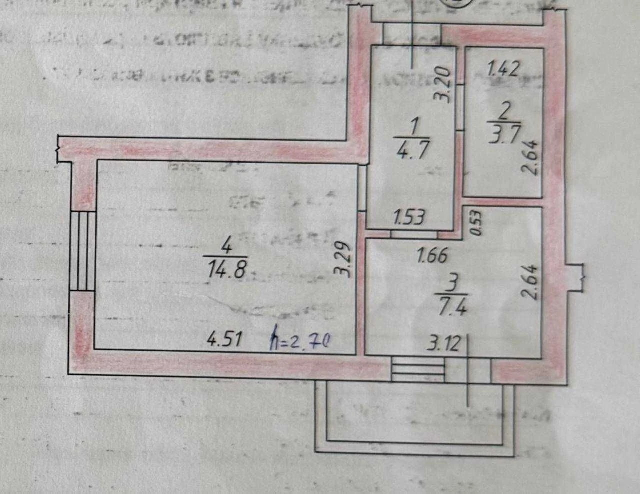 One-bedroom apartment in Irpin near Central Park