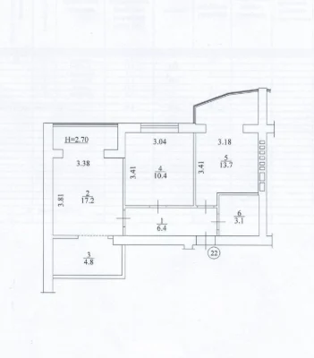 Sale | 2-bedroom apartment in Irpin | Individual gas