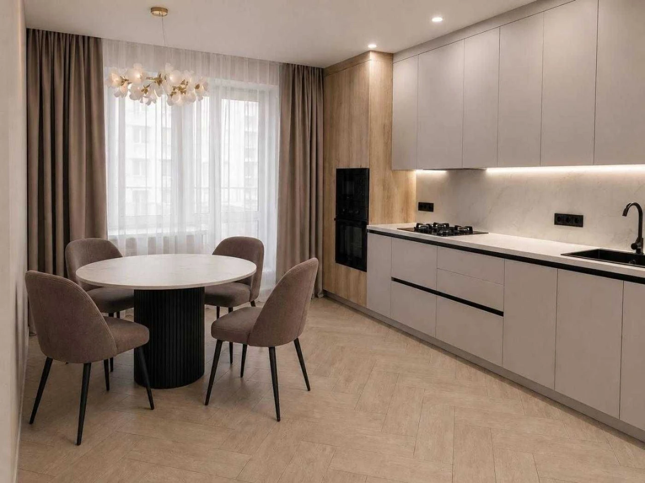 Apartment in Chekhov Park with renovation