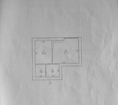 1-room apartment with renovation and appliances near the park! Independent