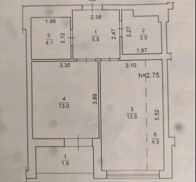 WITHOUT COMMISSION sale of 1 room in the Karavay Tower residential complex, Ushynskogo 13-A