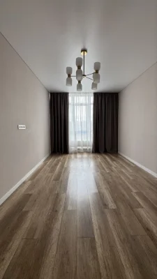 2-room apartment with designer renovation! Synergy City residential complex! GAS! Balcony!