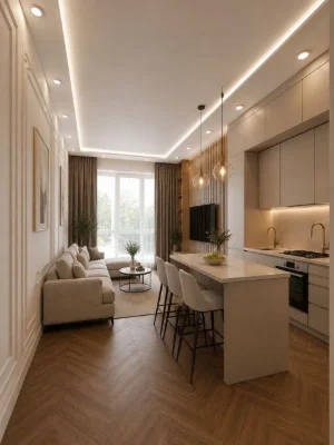 For Sale Spacious 1-bedroom apartment 43m2 with renovation in Irpin, st. Li