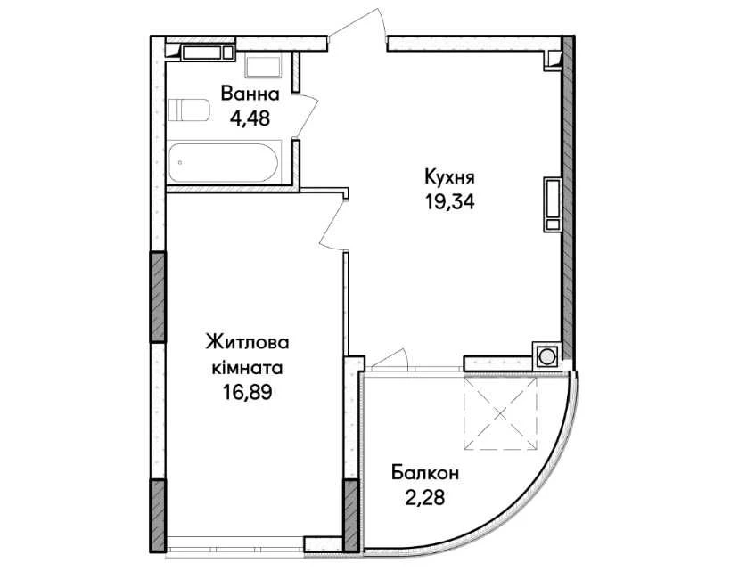 Нова квартира під єОселю. Нова черга Синергія Сіті.