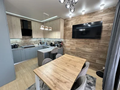 Spacious two-bedroom apartment 80sqm with a studio kitchen in Irpin
