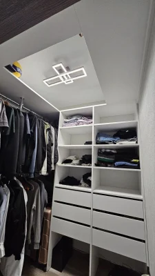 2-room apartment with renovation in the city center. Dressing room.